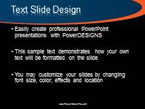 Success Pie Arrow Widescreen PowerPoint Template text slide design