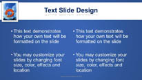 The Rescue Widescreen PowerPoint Template text slide design