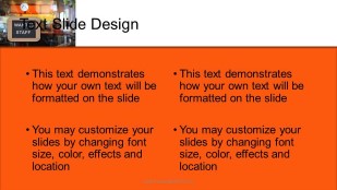 Wanted Staff Widescreen PowerPoint Template text slide design
