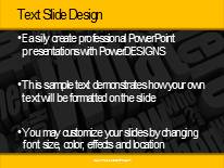 What Cluster Widescreen PowerPoint Template text slide design