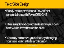 Who Cluster Widescreen PowerPoint Template text slide design