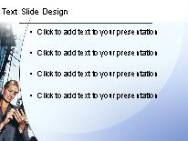 Buildingarc Blue PowerPoint Template text slide design