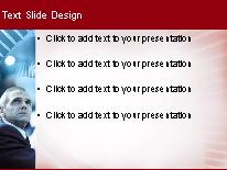 Business03 Red PowerPoint Template text slide design