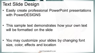 Business Card 01 Widescreen PowerPoint Template text slide design