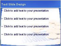 Business Coins PowerPoint Template text slide design