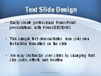 Flying Through Technology PowerPoint Template text slide design
