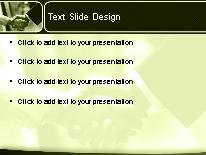 Hello2 Gold PowerPoint Template text slide design