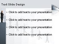 Moving Up PowerPoint Template text slide design