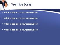 Smiling Associates PowerPoint Template text slide design