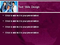 The Board 02 Violet PowerPoint Template text slide design