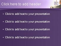 Video Conference 02 Purple PowerPoint Template text slide design