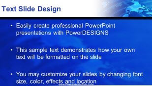 e Business Widescreen PowerPoint Template text slide design