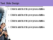 Buildingarc Purple PowerPoint Template text slide design