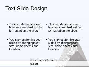 Building Ticker PowerPoint Template text slide design