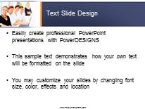 Business Group Portrait PowerPoint Template text slide design