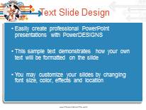 Business Team Forward Progress PowerPoint Template text slide design