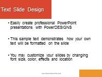 Business Woman Arms Folded PowerPoint Template text slide design