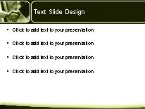 Hello2 Gold PowerPoint Template text slide design