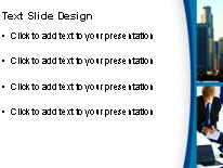 La Business PowerPoint Template text slide design