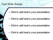 Pen Pad PowerPoint Template text slide design