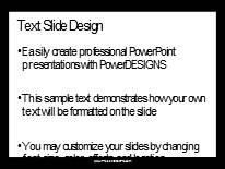 Profit Path Widescreen PowerPoint Template text slide design