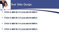 Smiling Associates PowerPoint Template text slide design