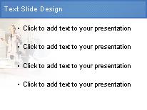 Woman Presenting PowerPoint Template text slide design