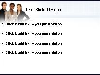 Workgroup PowerPoint Template text slide design