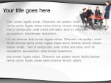 Executives Gray PowerPoint Template text slide design
