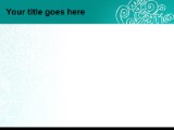 Education Doodle Teal PowerPoint Template text slide design