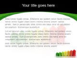 Home Energy Green PowerPoint Template text slide design