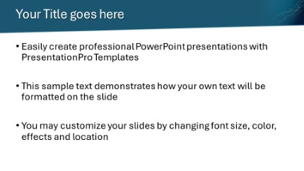 TargetGraph Widescreen PowerPoint Template text slide design