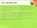 Citrus Fruits Green PowerPoint Template text slide design
