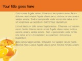 Tutti Fruiti PowerPoint Template text slide design