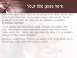 Searching Red PowerPoint Template text slide design