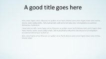 Simple Gradient Teal Widescreen PowerPoint Template text slide design