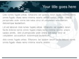 International Insight Blue PowerPoint Template text slide design