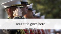 Military PPT presentation template