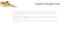 Global Swirls Gold Widescreen PowerPoint Template text slide design