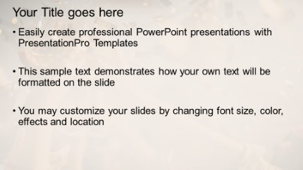 Cheers Party Widescreen PowerPoint Template text slide design