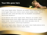 Wedding Bliss PowerPoint Template text slide design