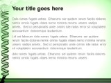 Dna Creation Green PowerPoint Template text slide design