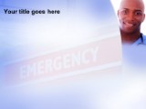 Emergency Team PowerPoint Template text slide design