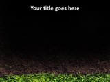 Grass And Soil PowerPoint Template text slide design