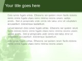 Excited Green PowerPoint Template text slide design