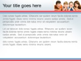 Family Fun PowerPoint Template text slide design