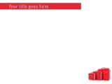 Red Suitcase PowerPoint Template text slide design