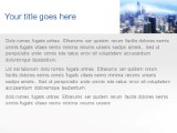Downtown Chicago PowerPoint Template text slide design