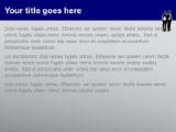 Business 02 Blue PowerPoint Template text slide design