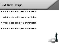 Hex Gray PowerPoint Template text slide design